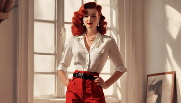 Adoptez le pantalon style pin up pour un look vintage séduisant