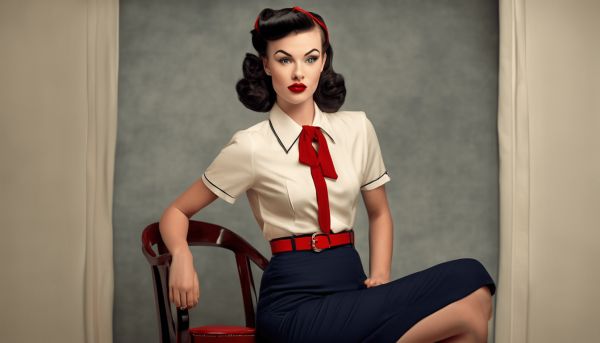 Un pantalon pin up, essentiel pour un look rétro élégant